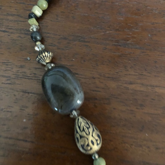 Middle Eastern Dragon Bloodstone Brass Necklace- 743 $12 or 🎉 - Picture 3 of 4